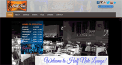 Desktop Screenshot of halfnotelounge.com